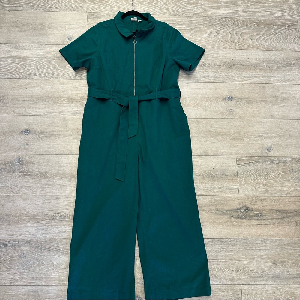 Joanie Clothing green boilersuit/Jumpsuit with Belt